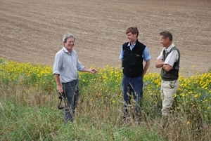 Peter Thompson with clients