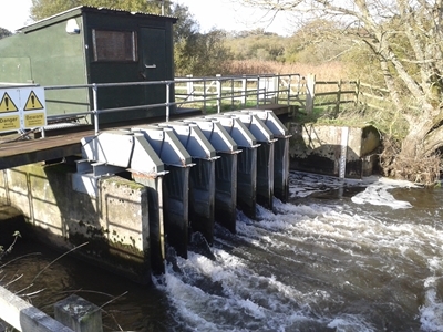 The salmon counter at East Stoke The salmon counter at East Stoke