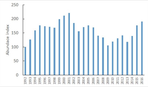 Songbird numbers at the Allerton Project Songbird numbers at the Allerton Project