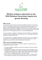 DGS evidence submission DGS evidence submission